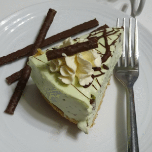 8" Mint Choc Chip Cheesecake
